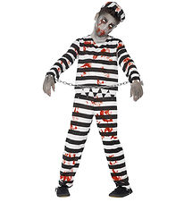 Smiffys Udklædning - Zombie Convict - Sort/Hvid Smiffys Udklædning - Zombie Convict - Sort/Hvid