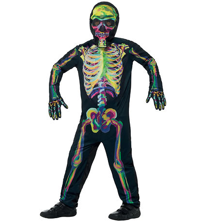 Smiffys Udklædning - Glow In The Dark Skeleton - Multi Smiffys Udklædning - Glow In The Dark Skeleton - Multi