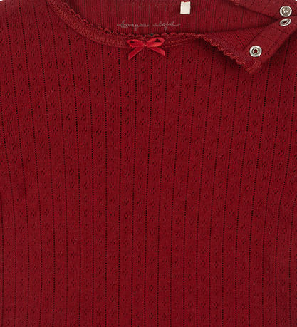 Konges Sløjd Body l/æ - Minnie - Red Dahlia