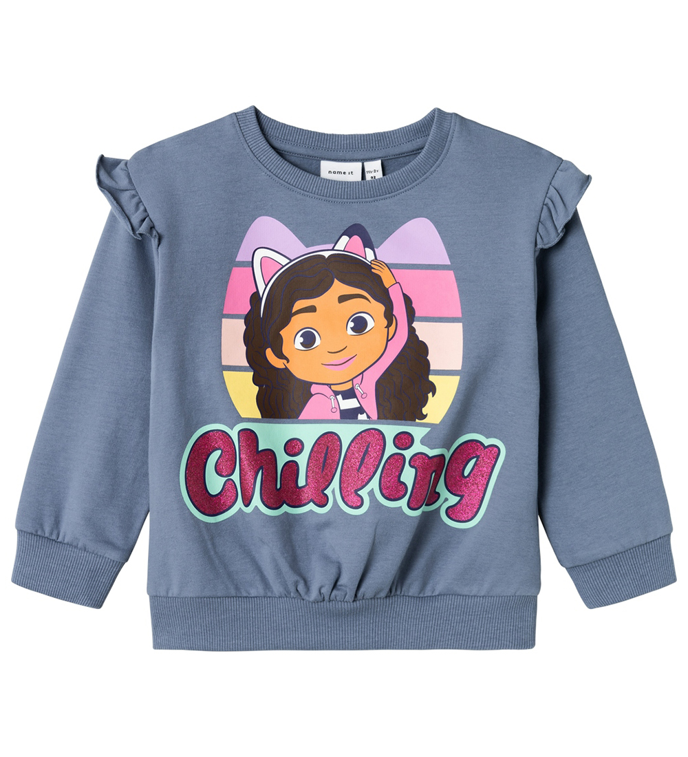 Name It Sweatshirt - NmfSanne - Wild Wind - Name It - 2 Jahre (92) - Sweatshirts