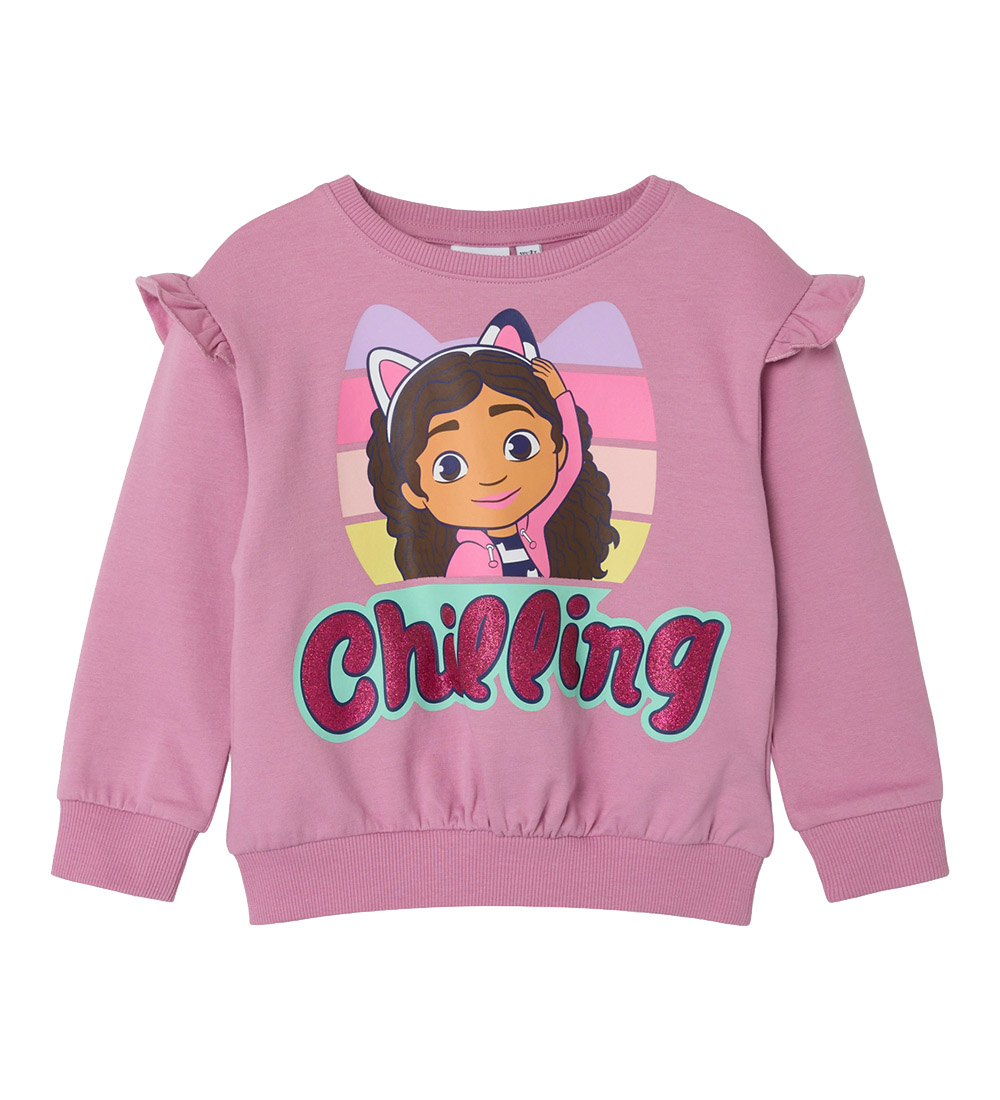 Name It Sweatshirt - NmfSanne - Maueve Orchid - Name It - 2 Jahre (92) - Sweatshirts