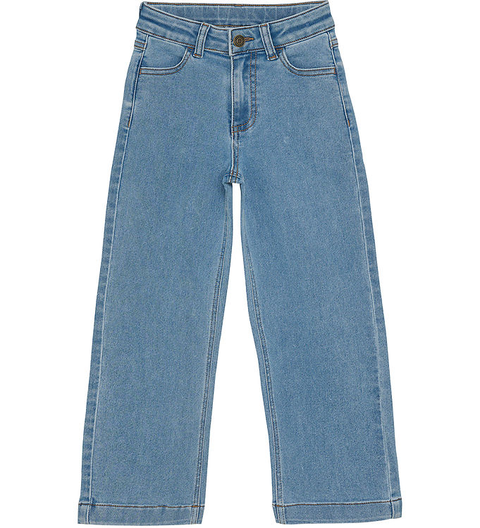 Minymo Wide Leg Pige Jeans - Light Dusty Blue
