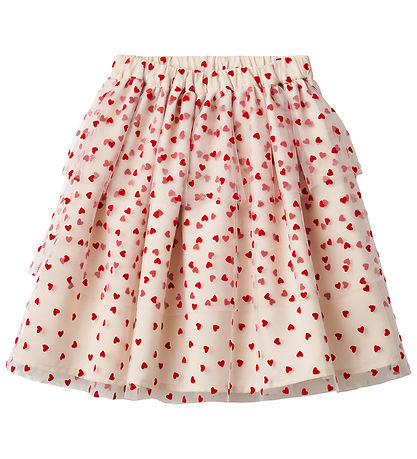 Fliink Nederdel - Tulle - Sandshell/Pompeian Red Fliink Nederdel - Tulle - Sandshell/Pompeian Red