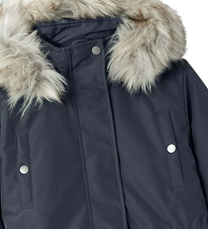 Name It Vinterjakke - NOOS - NkfMilla Parka - Dark Sapphire Name It Vinterjakke - NOOS - NkfMilla Parka - Dark Sapphire