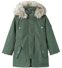 Name It Vinterjakke - NOOS - NkfMilla Parka - Agave Green Name It Vinterjakke - NOOS - NkfMilla Parka - Agave Green