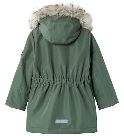 Name It Vinterjakke - NOOS - NkfMilla Parka - Agave Green Name It Vinterjakke - NOOS - NkfMilla Parka - Agave Green
