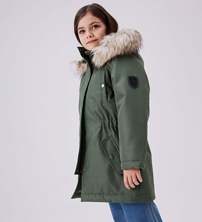 Name It Vinterjakke - NOOS - NkfMilla Parka - Agave Green Name It Vinterjakke - NOOS - NkfMilla Parka - Agave Green