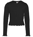 Vero Moda Girl Bluse - VmlAvender - Sort Vero Moda Girl Bluse - VmlAvender - Sort