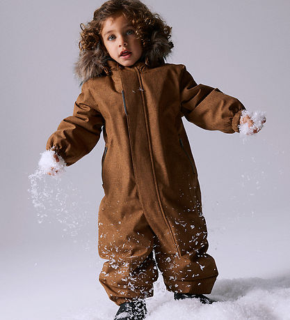 Name It Flyverdragt - NmmSnow10 - Brown Sugar