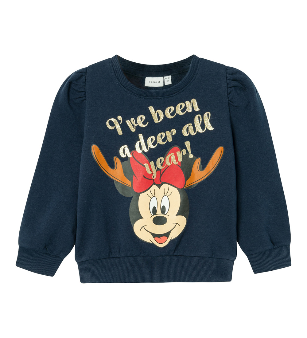 Name It Sweatshirt - NmfSine - Dark Sapphire - Name It - 2 Jahre (92) - Sweatshirts