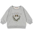 Konges Sløjd Sweatshirt - Lou - Grey Melange Konges Sløjd Sweatshirt - Lou - Grey Melange