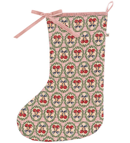Konges Sløjd Julesok - Cherry Bow Konges Sløjd Julesok - Cherry Bow