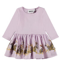 Molo Kjole - Candi - Purple Bunnies Molo Kjole - Candi - Purple Bunnies