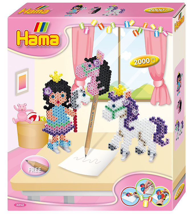 Hama Midi Gaveæske - 2000 stk. - Pony Leg