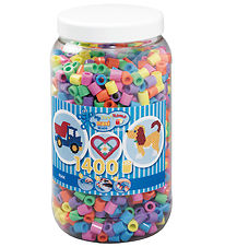 Hama Maxi Perler - 1400 stk - Pastel Mix Hama Maxi Perler - 1400 stk - Pastel Mix