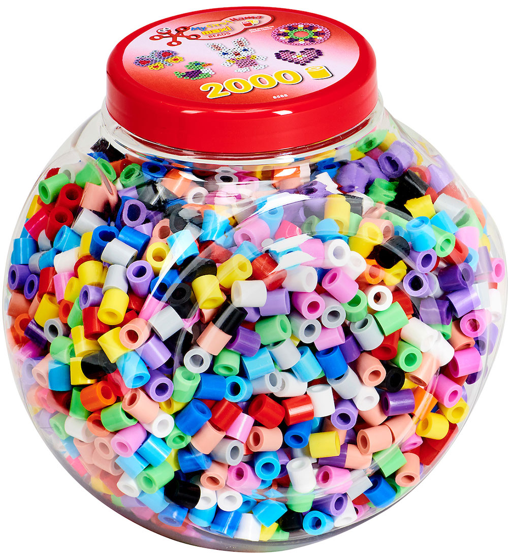 Hama Maxi Perlen - 2000 st. - I Stapelbarer Eimer - Hama - One Size - Perlen