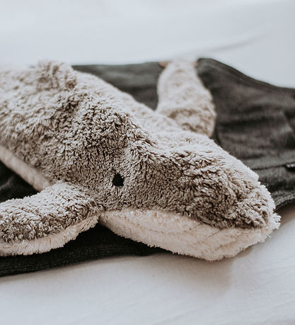 Senger Naturwelt Varmepude - Lille - Hval - 38 cm - Grå