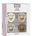 BIBS Colour Sutter - Str. 2 - 4-pak - Rund - Vanilla Mix BIBS Colour Sutter - Str. 2 - 4-pak - Rund - Vanilla Mix