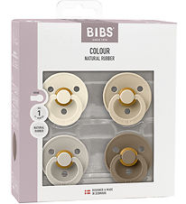BIBS Colour Sutter - Str. 2 - 4-pak - Rund - Vanilla Mix BIBS Colour Sutter - Str. 2 - 4-pak - Rund - Vanilla Mix