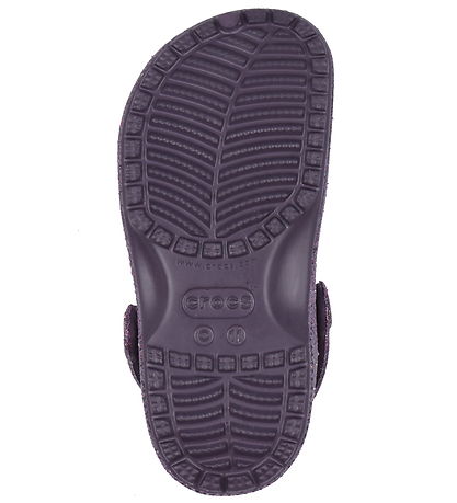 Crocs Sandaler - Classic Space Glitter Clog K - Dark Iris