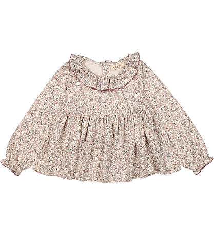 MarMar Bluse - Tiora Frill - Deep Peony MarMar Bluse - Tiora Frill - Deep Peony