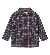 Wheat Skjorte - Oscar - Navy Check Wheat Skjorte - Oscar - Navy Check