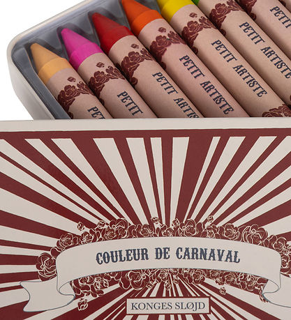 Konges Sløjd Farvekridt - 10 stk. - Couleur De Carnaval Konges Sløjd Farvekridt - 10 stk. - Couleur De Carnaval