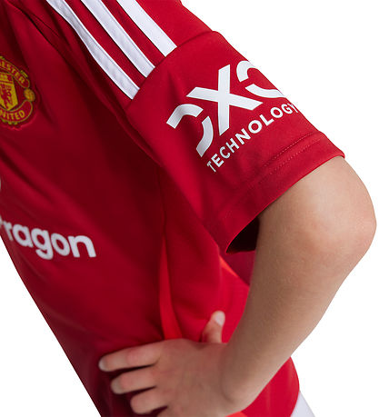 adidas Performance Fodboldtrøje - MUFC - Rød/Hvid adidas Performance Fodboldtrøje - MUFC - Rød/Hvid