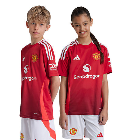 adidas Performance Fodboldtrøje - MUFC - Rød/Hvid adidas Performance Fodboldtrøje - MUFC - Rød/Hvid