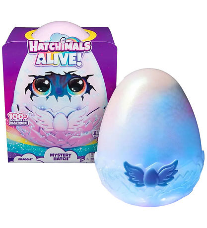 Hatchimals Bamse - Alive Mystery Hatch - Draggle - Assorteret Hatchimals Bamse - Alive Mystery Hatch - Draggle - Assorteret