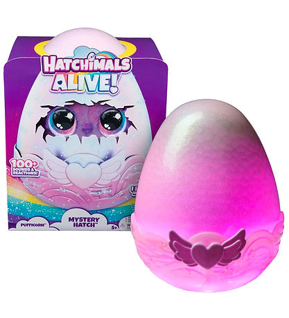 Hatchimals Bamse - Alive Mystery Hatch - Pufficorn - Assorteret Hatchimals Bamse - Alive Mystery Hatch - Pufficorn - Assorteret