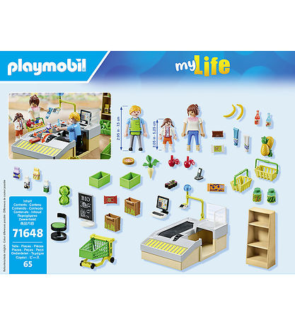 Playmobil My Life - Økologisk Supermarked - 71648 - 65 Dele