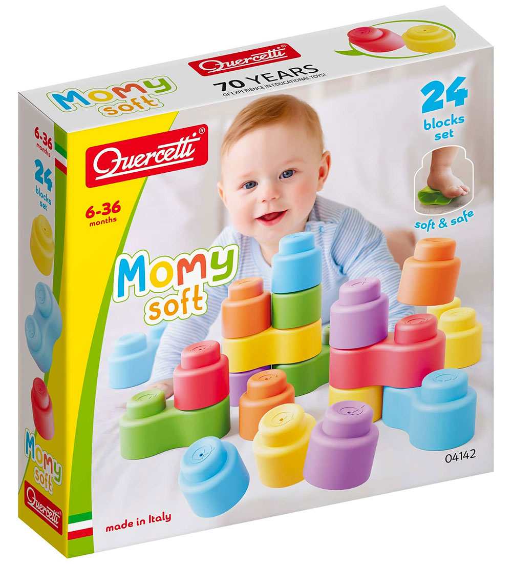 Quercetti Bauklötze - 24 st. - Mama Soft - Quercetti - One Size - Klötze