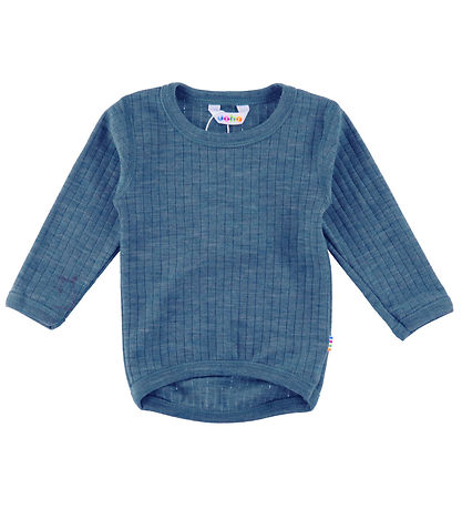 Joha Bluse - Uld - Denim Blå Joha Bluse - Uld - Denim Blå