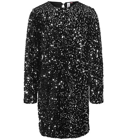 Vero Moda Girl Kjole - VmBella - Black/Silver Sequins Vero Moda Girl Kjole - VmBella - Black/Silver Sequins
