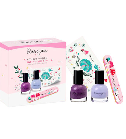 Rosajou Neglesæt - Pretty Nails Kit - Disco/Cool Rosajou Neglesæt - Pretty Nails Kit - Disco/Cool