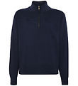 Grunt Bluse - GrLudvig - Strik - Navy Grunt Bluse - GrLudvig - Strik - Navy