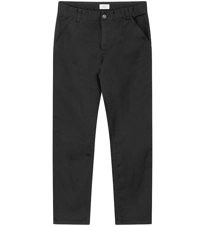 Grunt Bukser - GrCobblestone - Black