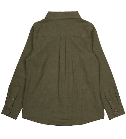 The New Skjorte - TnMick - Ivy Green Melange The New Skjorte - TnMick - Ivy Green Melange