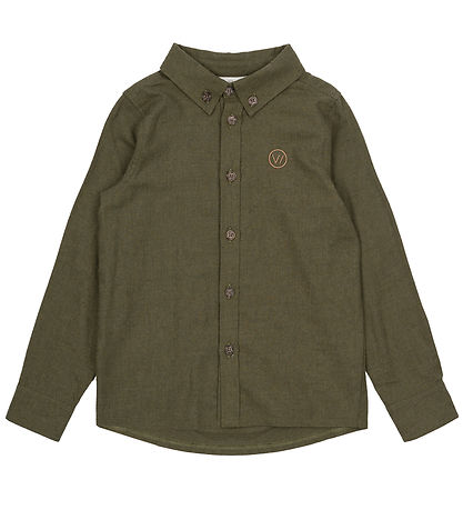 The New Skjorte - TnMick - Ivy Green Melange The New Skjorte - TnMick - Ivy Green Melange