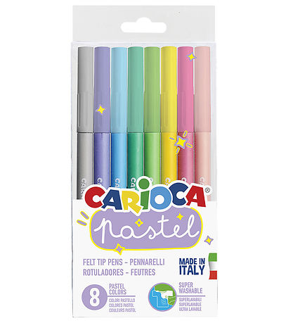 Carioca Tuscher - 8 stk - Pastel Carioca Tuscher - 8 stk - Pastel