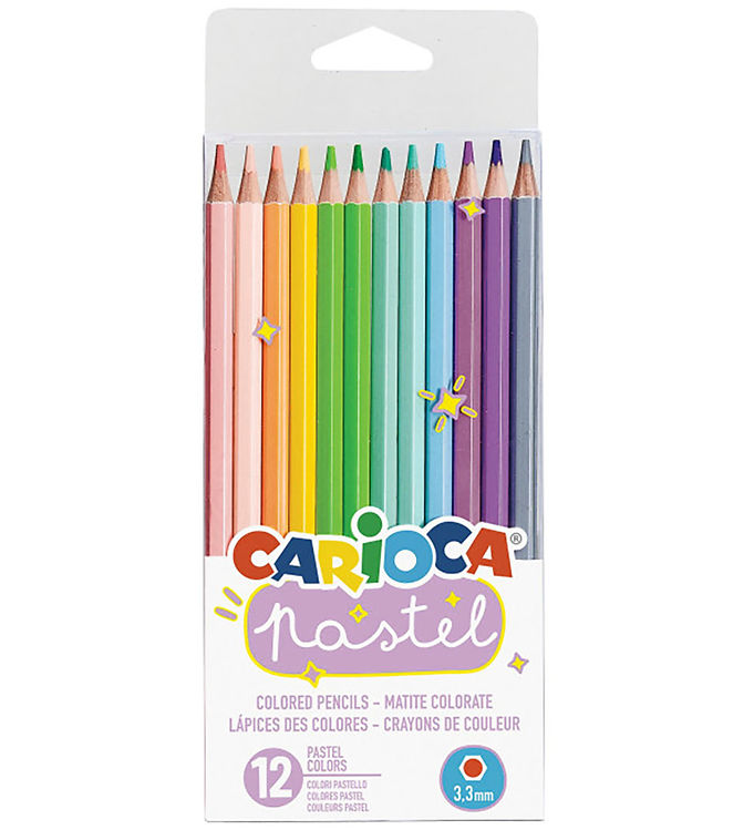 Carioca Farveblyanter - 12 stk - Pastel billede