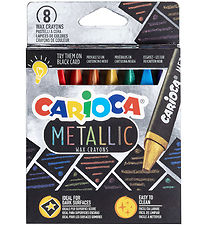 Carioca Voksfarver - 8 stk - Metallic Carioca Voksfarver - 8 stk - Metallic