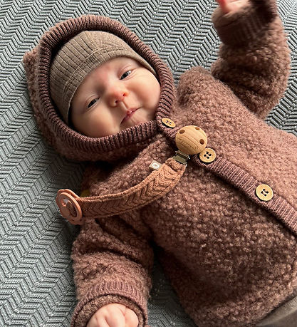 Smallstuff Cardigan - Uld - Rose Brown Smallstuff Cardigan - Uld - Rose Brown