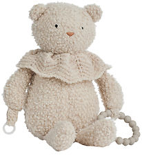 Smallstuff Aktivitets bamse - Uld - 35 cm - Nature Smallstuff Aktivitets bamse - Uld - 35 cm - Nature
