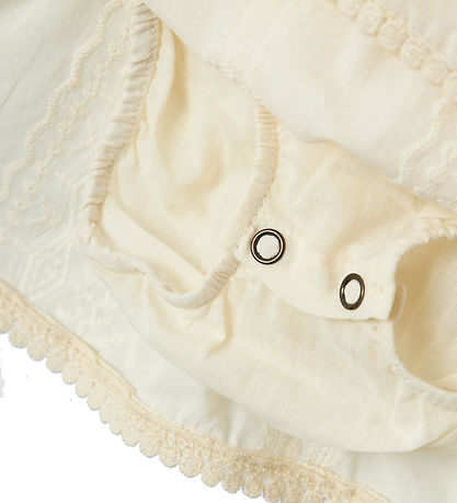 Lil' Atelier Bodysuit w. Skirt l/s - NbfRoso - Turtledove