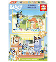 Educa Puslespil - 2x50 Brikker - Bluey Educa Puslespil - 2x50 Brikker - Bluey