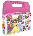 Educa Puslespil - 4 Forskellige - Disney Princess Educa Puslespil - 4 Forskellige - Disney Princess
