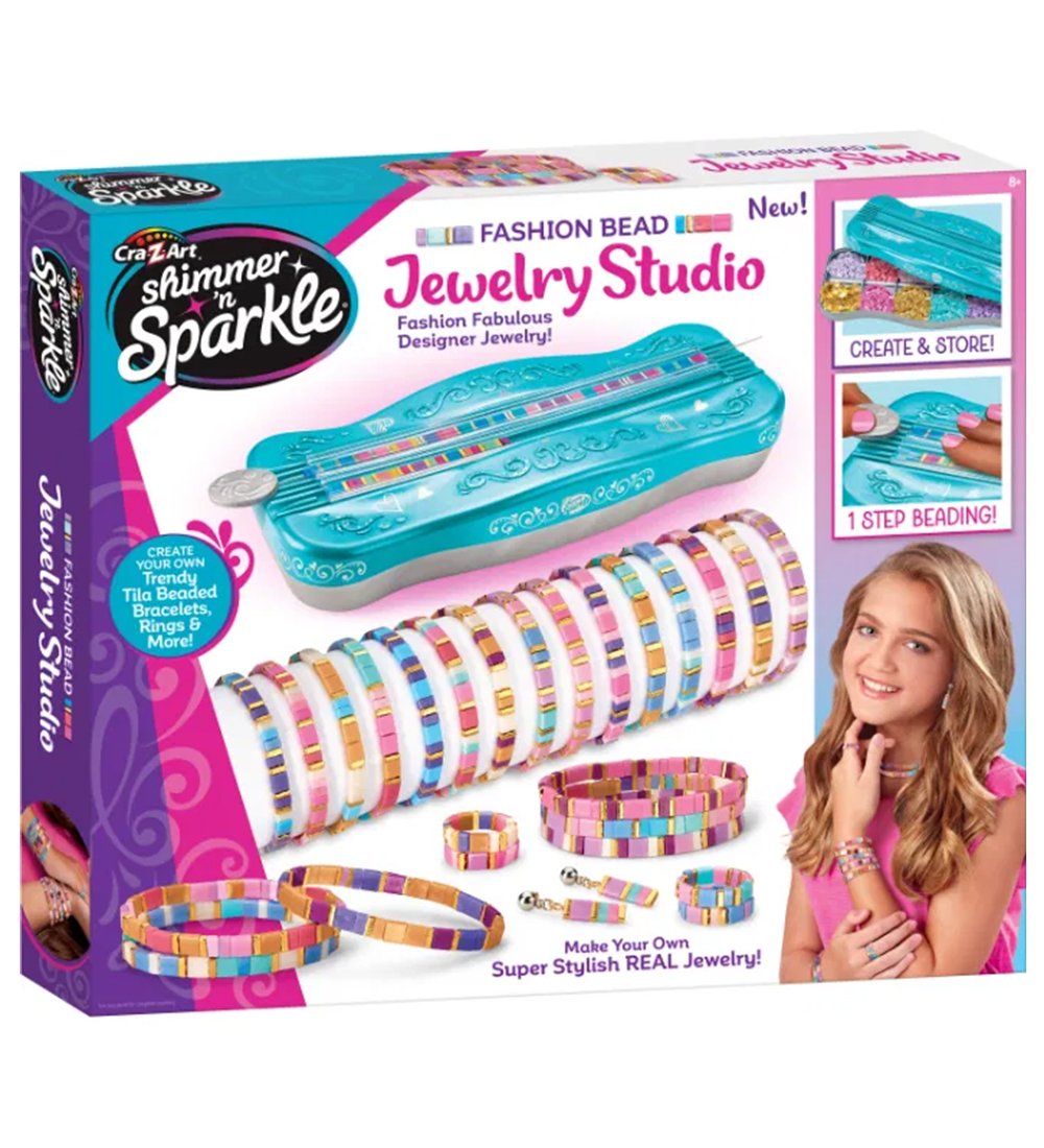 Shimmer N Sparkle Kreatives Spielset - Tila Armband Studio - Shimmer N Sparkle - One Size - Kreatives Spielset