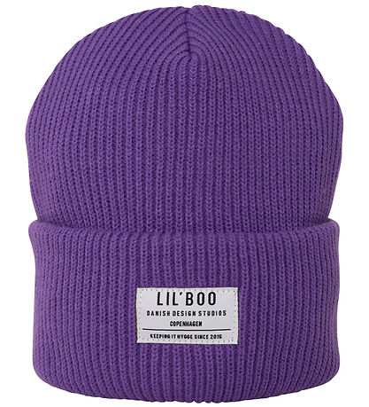 Lil'Boo Copenhagen Hue - Strik - Hygge Beanie - Light Purple Lil'Boo Copenhagen Hue - Strik - Hygge Beanie - Light Purple